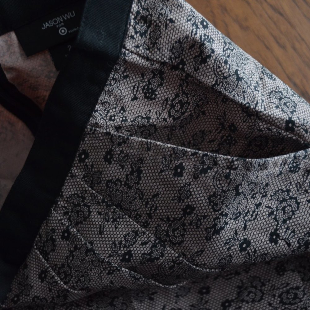 Jason Wu for Target Floral Skirt with Pockets - Picture 2 of 6